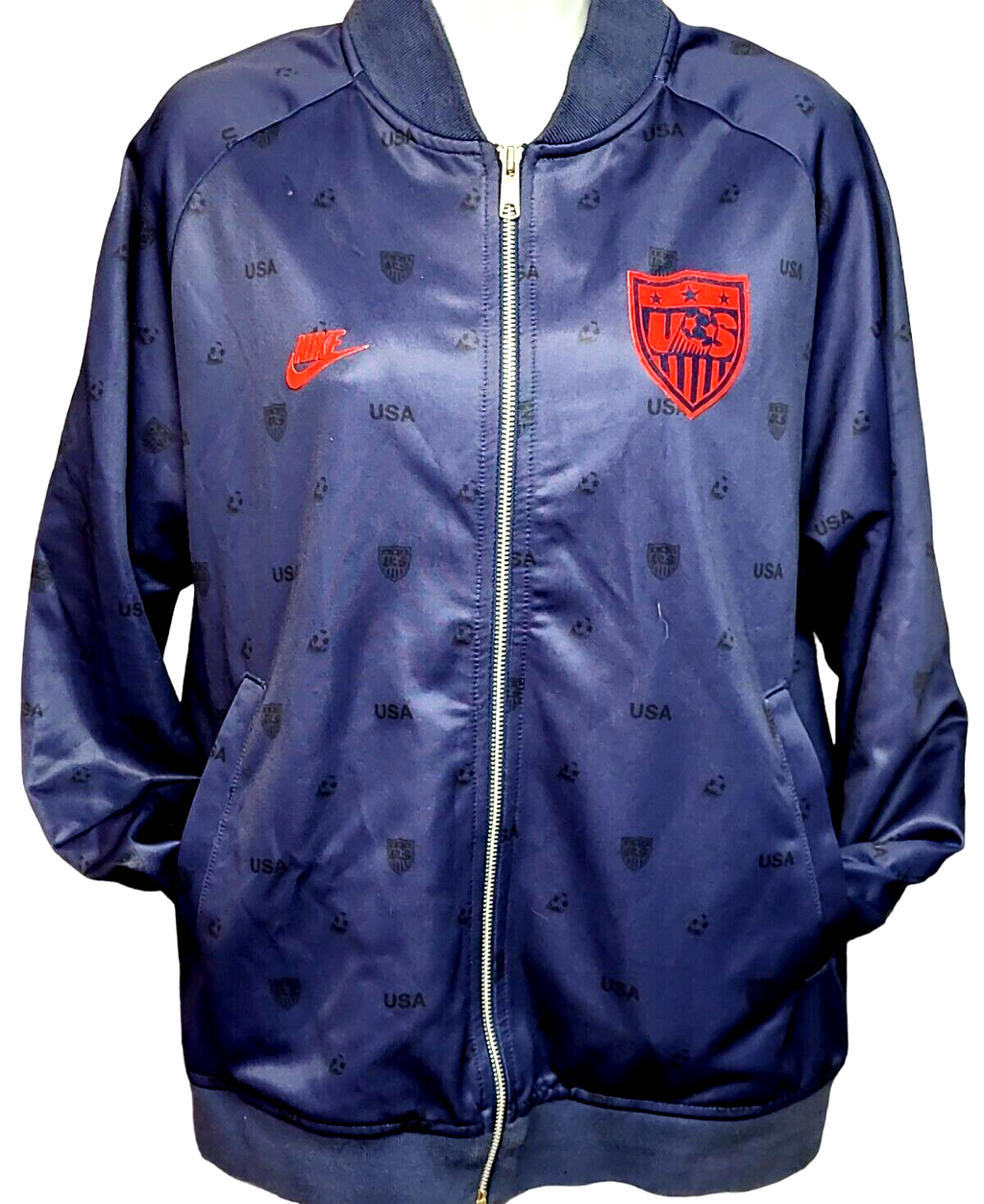 Nike USA National Team Full Zip Soccer  Men's Medium Athletic