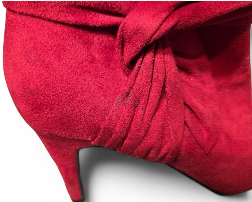 💖Vintage Covington   Red Suede Knee          Size-8  Boots
