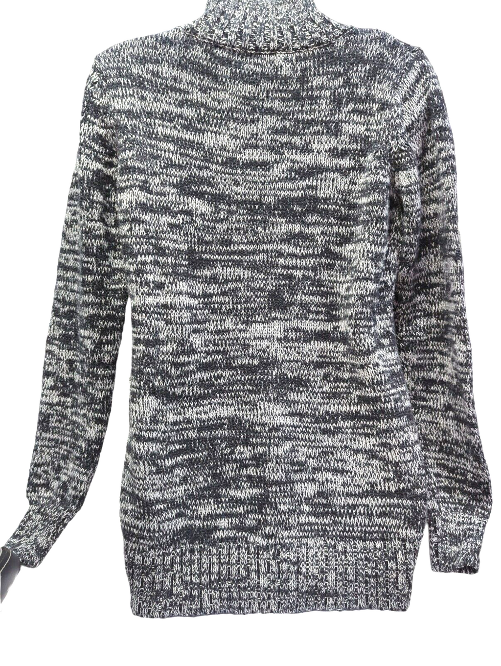 WOMEN'S OLD NAVY CHARCOAL GRAY STRETCH COTTON BLEND TURTLENECK SWEATER