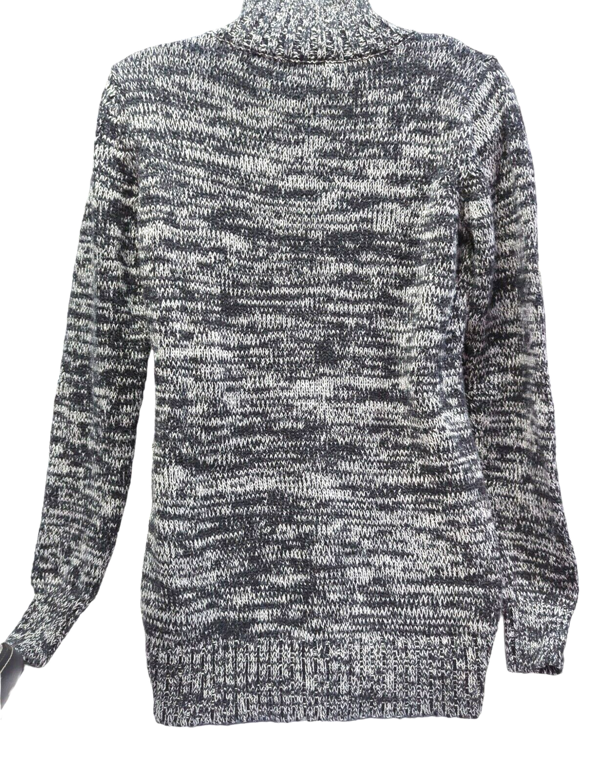 WOMEN'S OLD NAVY CHARCOAL GRAY STRETCH COTTON BLEND TURTLENECK SWEATER