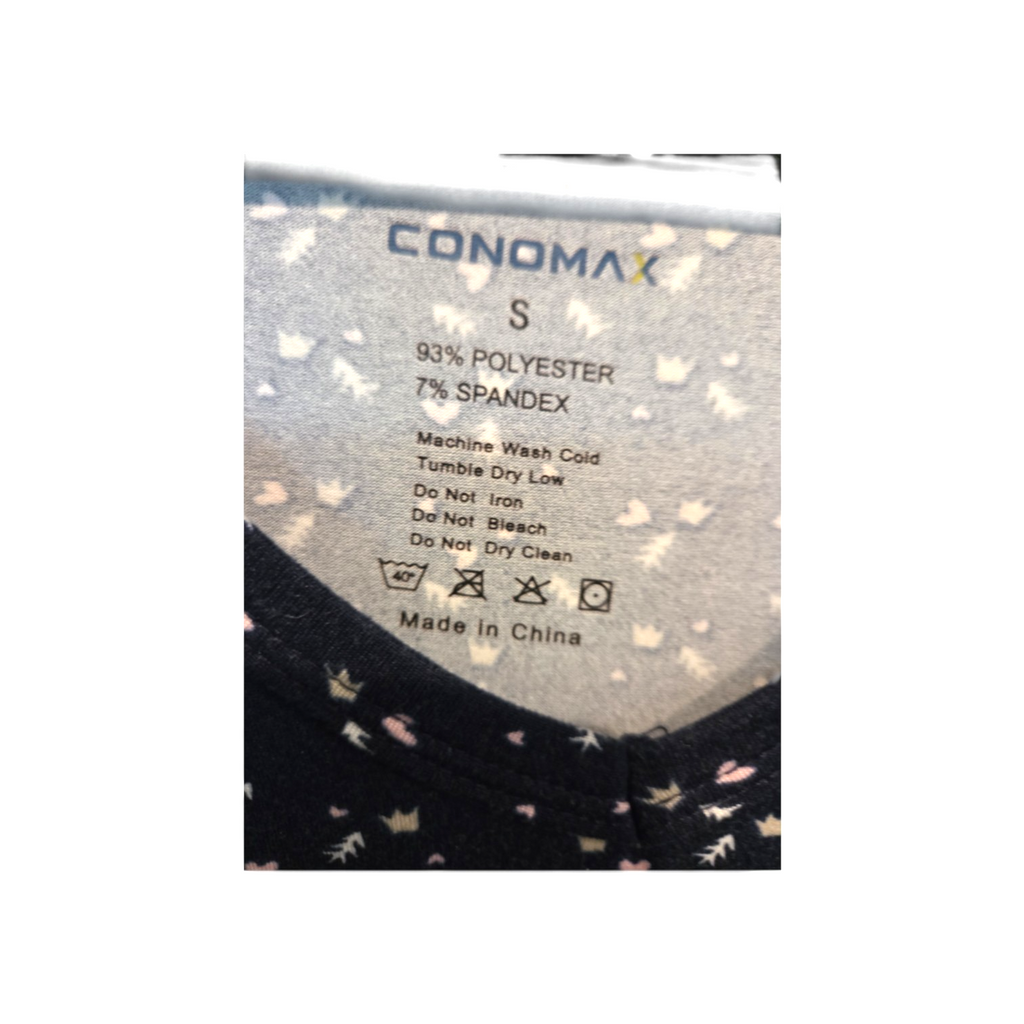 Conomax Sleepshirt Pajama Shirt Sleep-Dress Nightgown Bundle #1 (4 GOWNS)