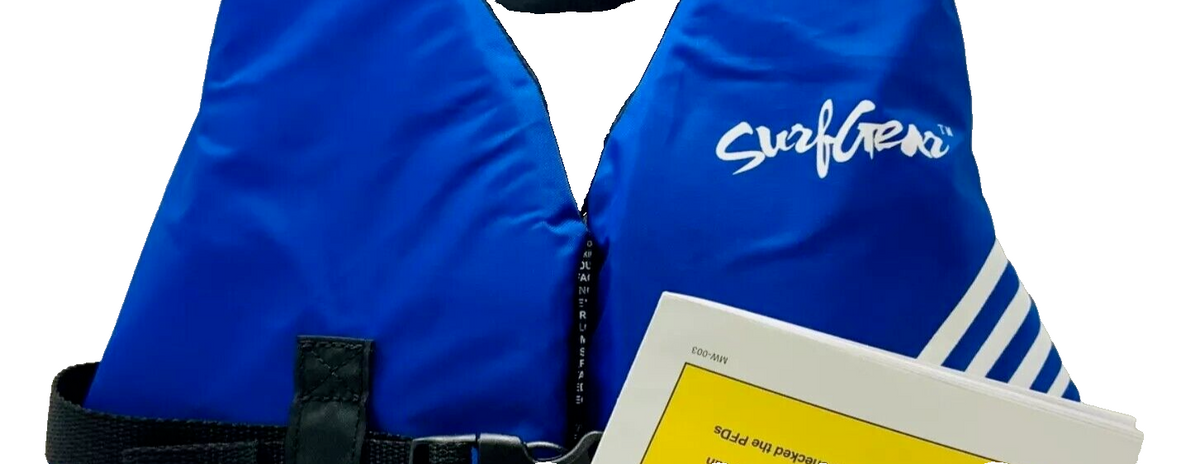 Surf Gear Blue Childs Life Vest Size 30-50lbs