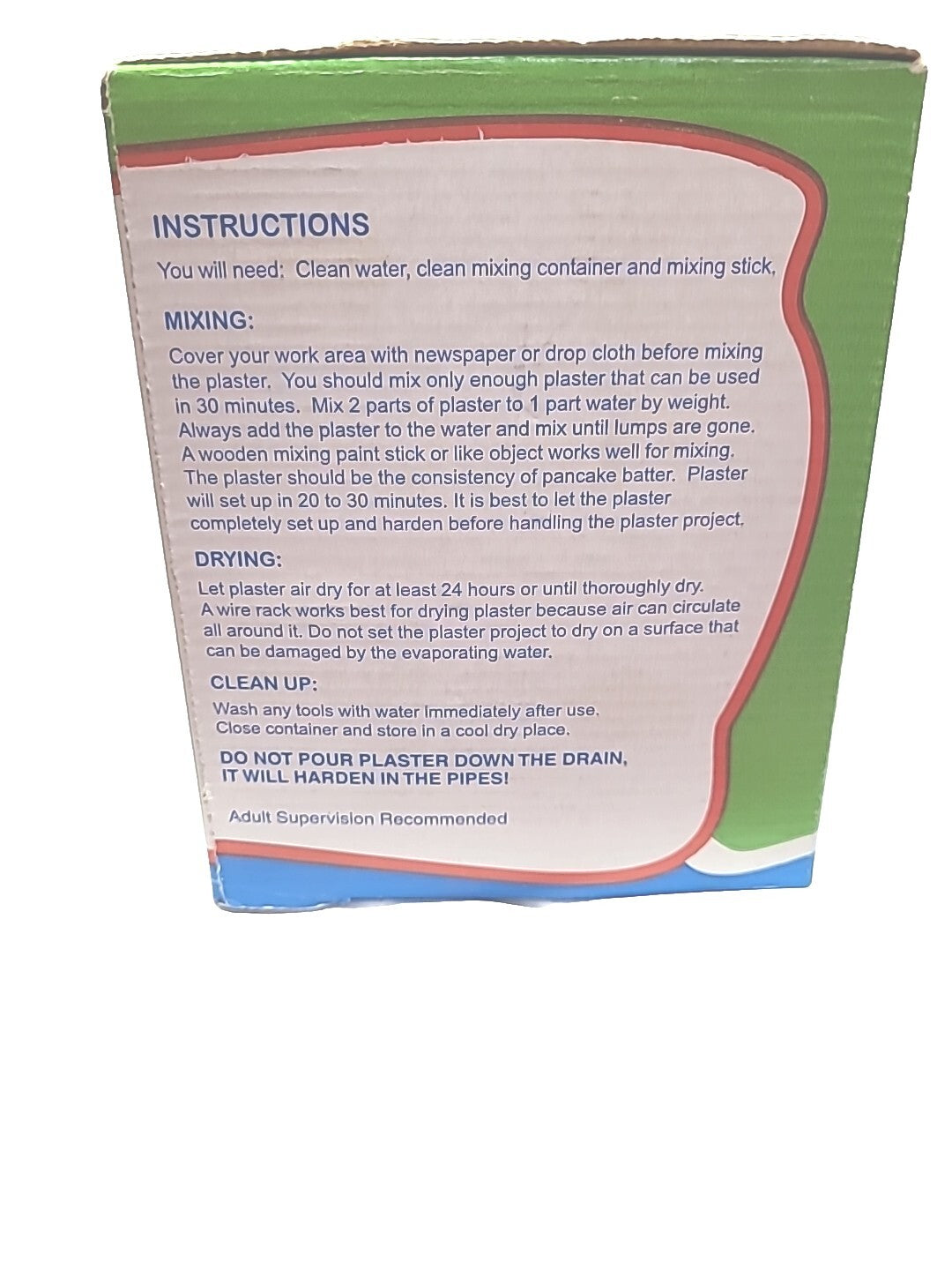 Kids Creation All Purpose Plaster Of Paris four 1 Lb Sealed Bags In Original Box