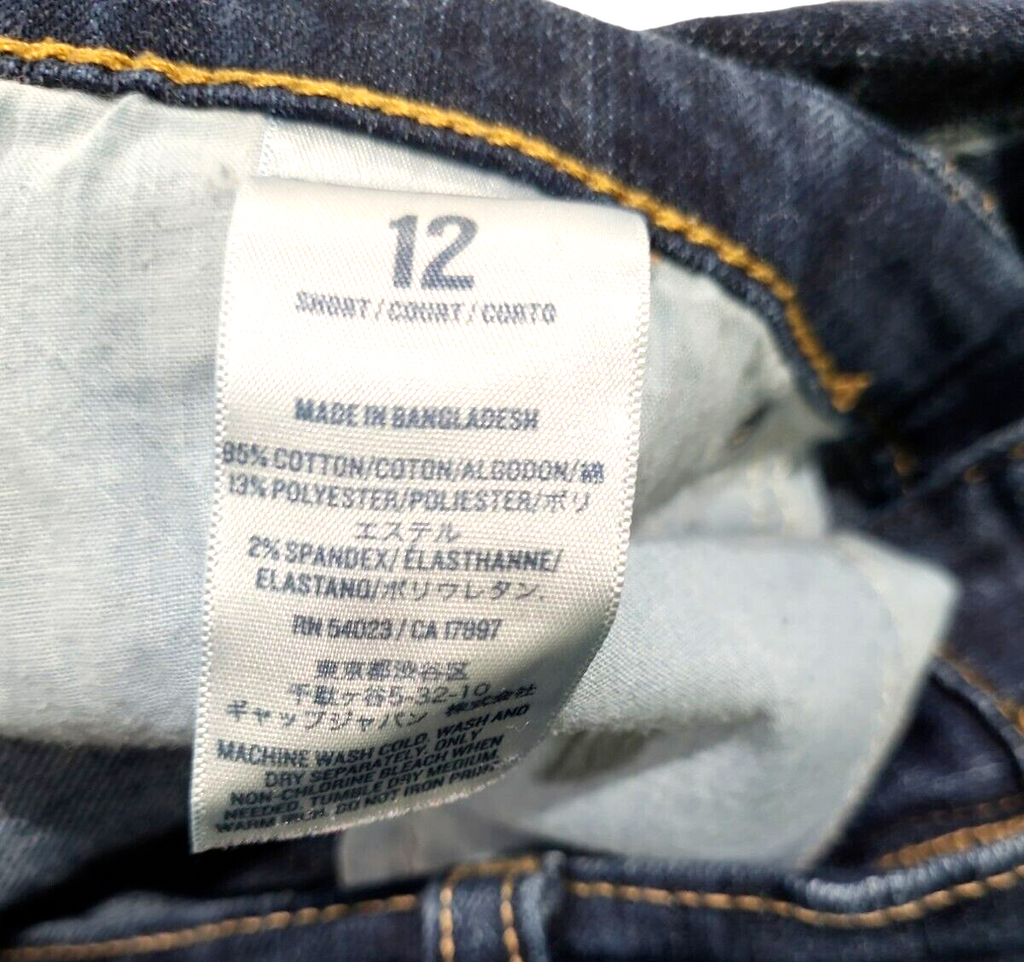 Old Navy Straight leg Size 12 dark Blue jeans