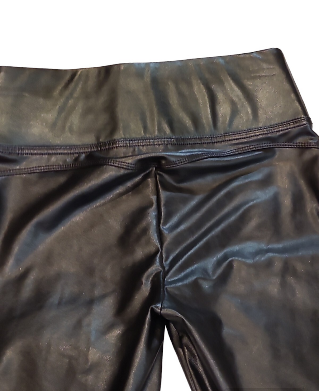 1. State Ladies Black Pleather Pants size Small