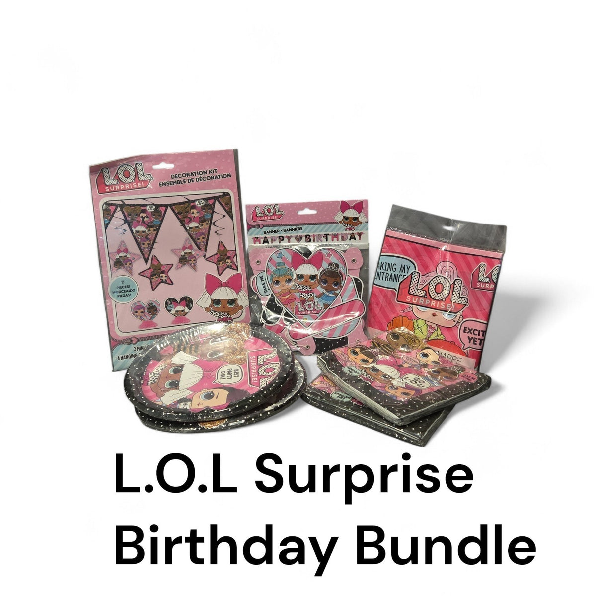 LOL Surprise Dolls Party Supplies Bundle