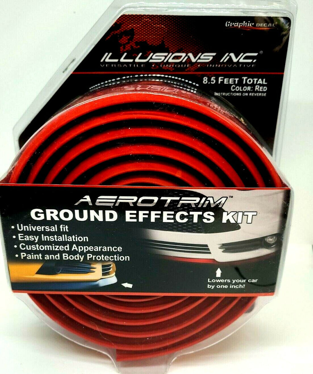Ground Effects Kit RED , 8.5 Feet Body Kit