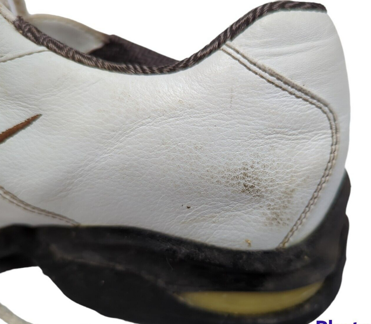 Nike Men's Durasport III  White Golf Cleats Shoes Sneakers