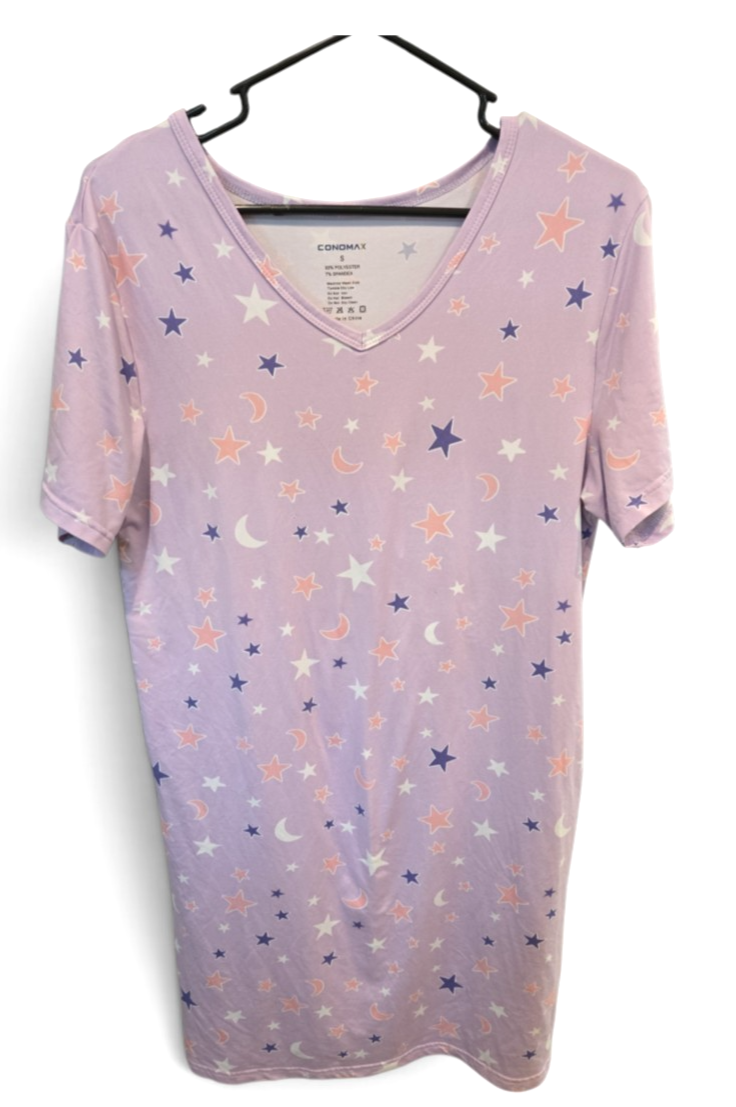 Conomax Sleepshirt Pajama Shirt Sleep-Dress Nightgown Bundle #1 (4 GOWNS)