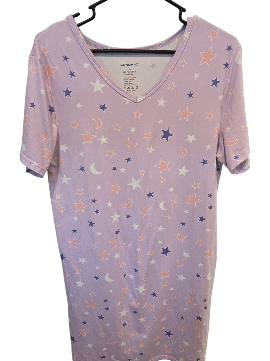 Conomax Sleepshirt Pajama Shirt Sleep-Dress Nightgown Bundle #2 (4 GOWNS)