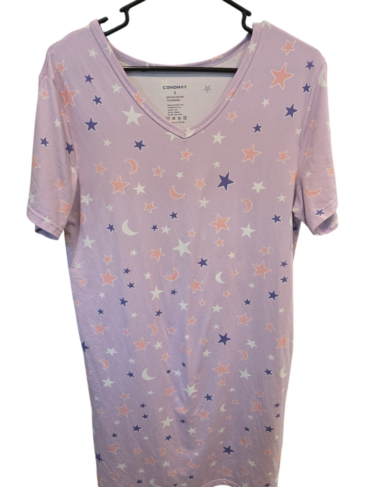 Conomax Sleepshirt Pajama Shirt Sleep-Dress Nightgown Bundle #2 (4 GOWNS)