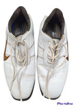 Nike Men's Durasport III  White Golf Cleats Shoes Sneakers