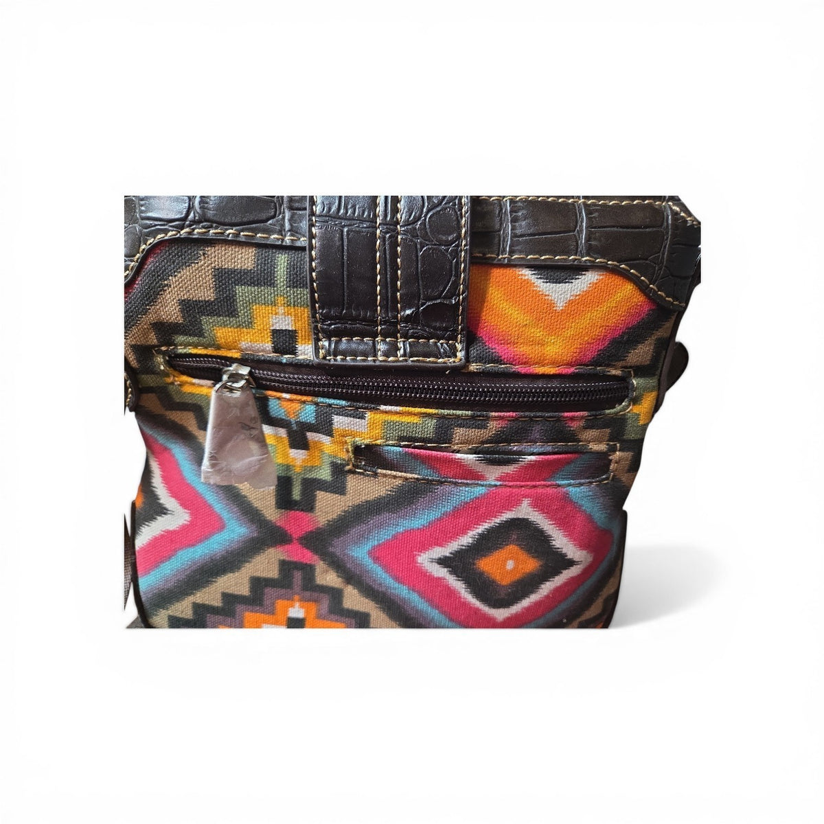 Montana West Aztec Indian Head Shoulder Bag