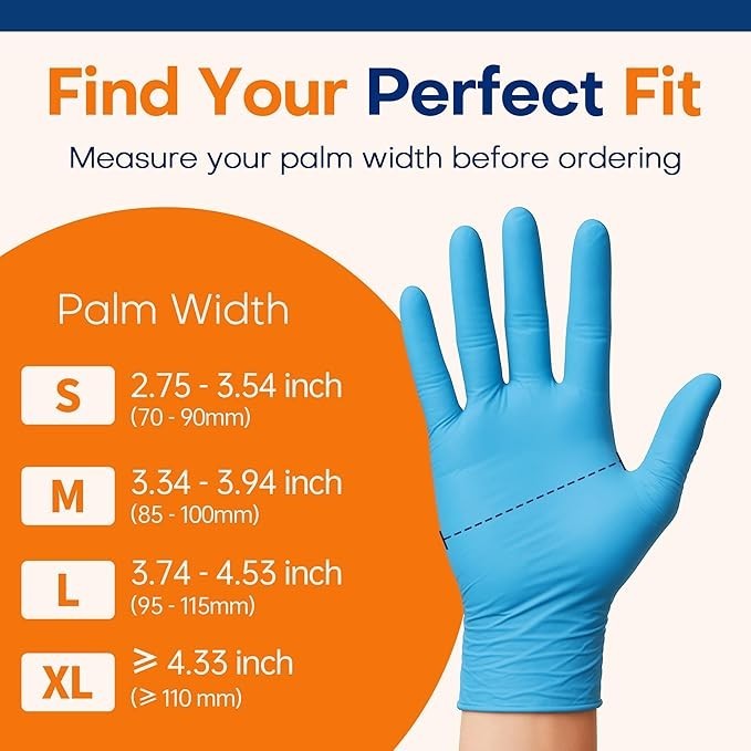 Supmedic Medical Soft Max™ Nitrile Exam Gloves, 100 Count Latex-Free Powder-Free