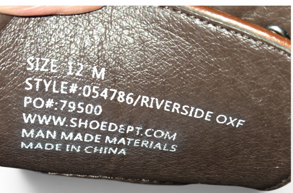 Men's Robert David Riverside Oxford Sz 12M Dress Shoe