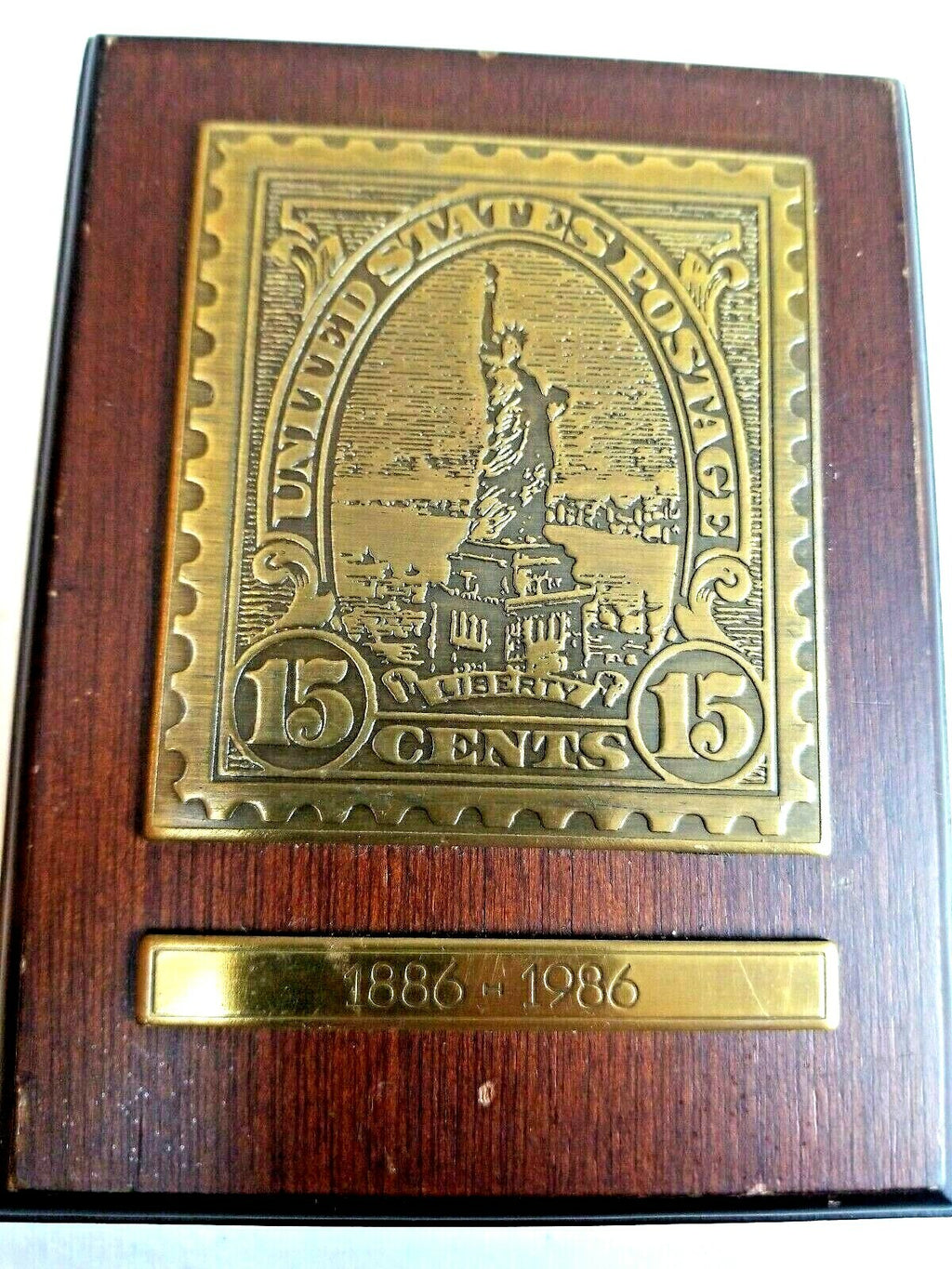 Avon Collectible "Statue of Liberty" Brass Stamp Centennial 1886 -1986 Vintage
