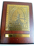 Avon Collectible "Statue of Liberty" Brass Stamp Centennial 1886 -1986 Vintage