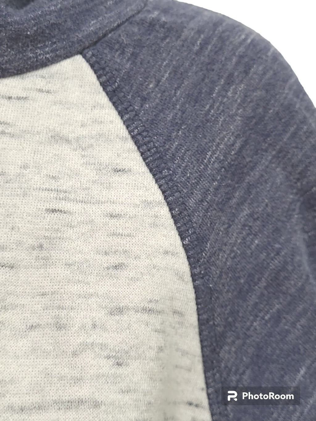 Doublju Womens Size  Medium Heather Blue & Light Gray Hoodie