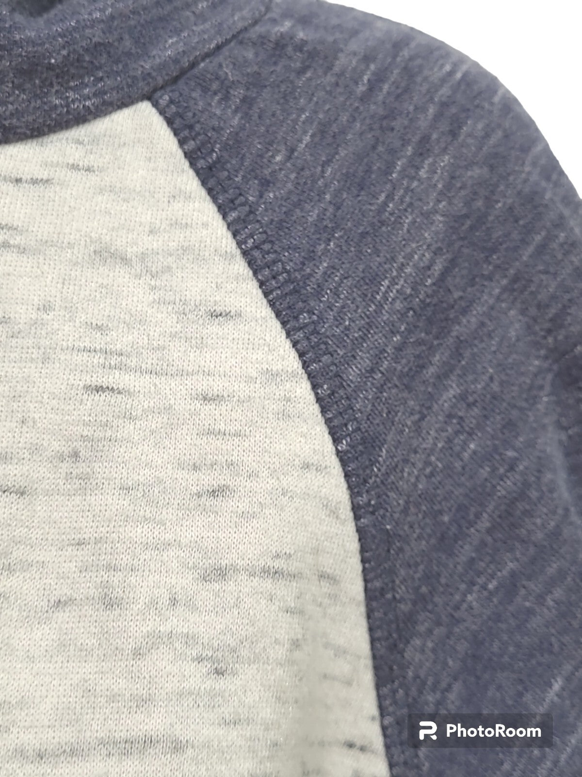 Doublju Womens Size  Medium Heather Blue & Light Gray Hoodie