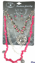 P & G Collection Antique Rose Matching Jewelry 3pc