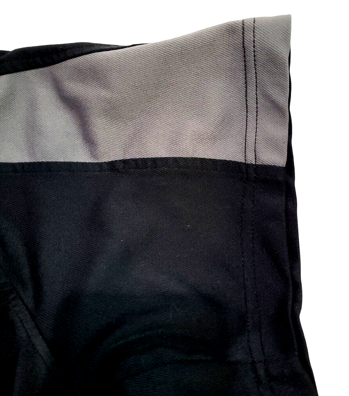 Reebok Golf Polo Shirt Mens XL Black & Gray Short Sleeve Collared Logo