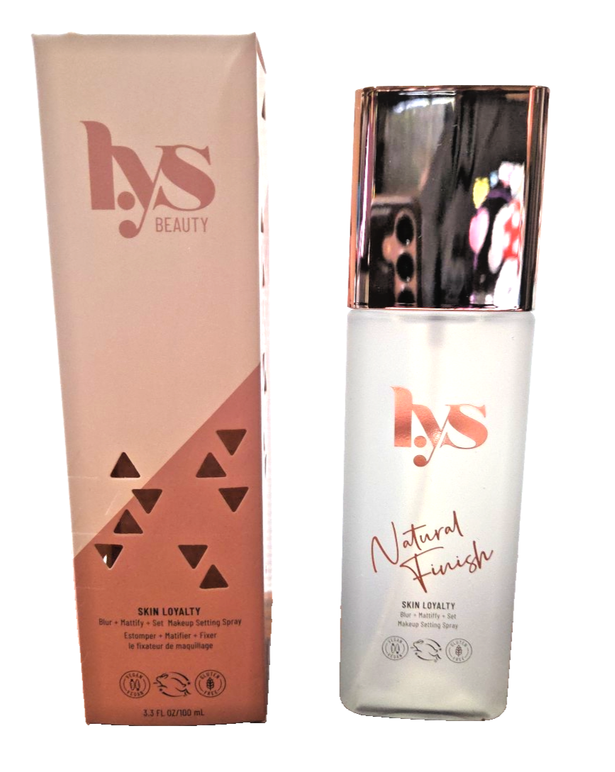 NIB LYS Beauty Skin Loyalty Blur Mattify, Set Makeup Setting Spray 3.3floz