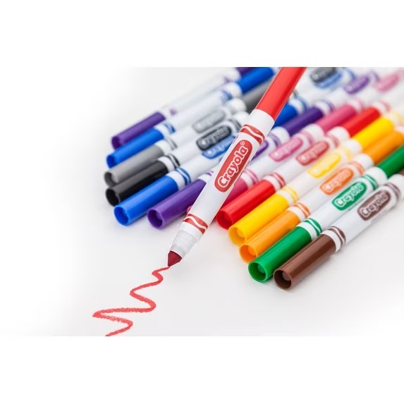 Crayola Bulk Markers for Kids (24pk of 10), Broad Line Classroom Essentials