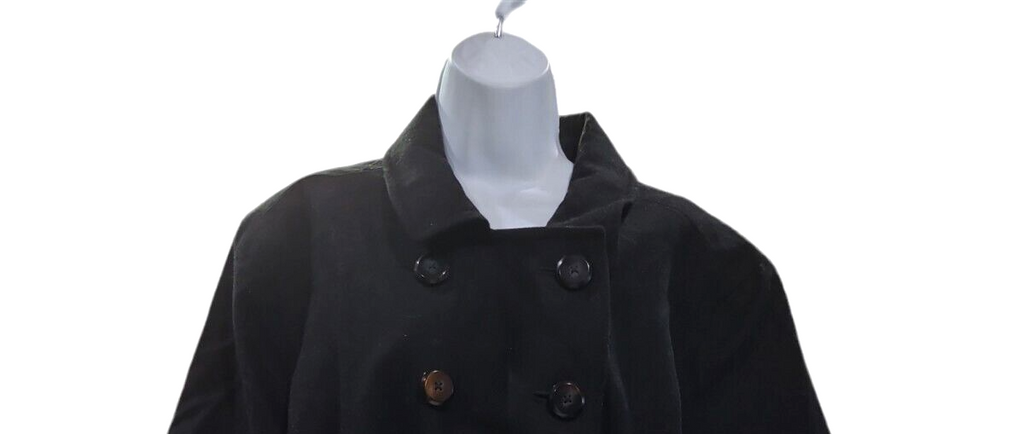 Old Navy Double Breasted  Black Pea Coat Womens size 2X  Plus