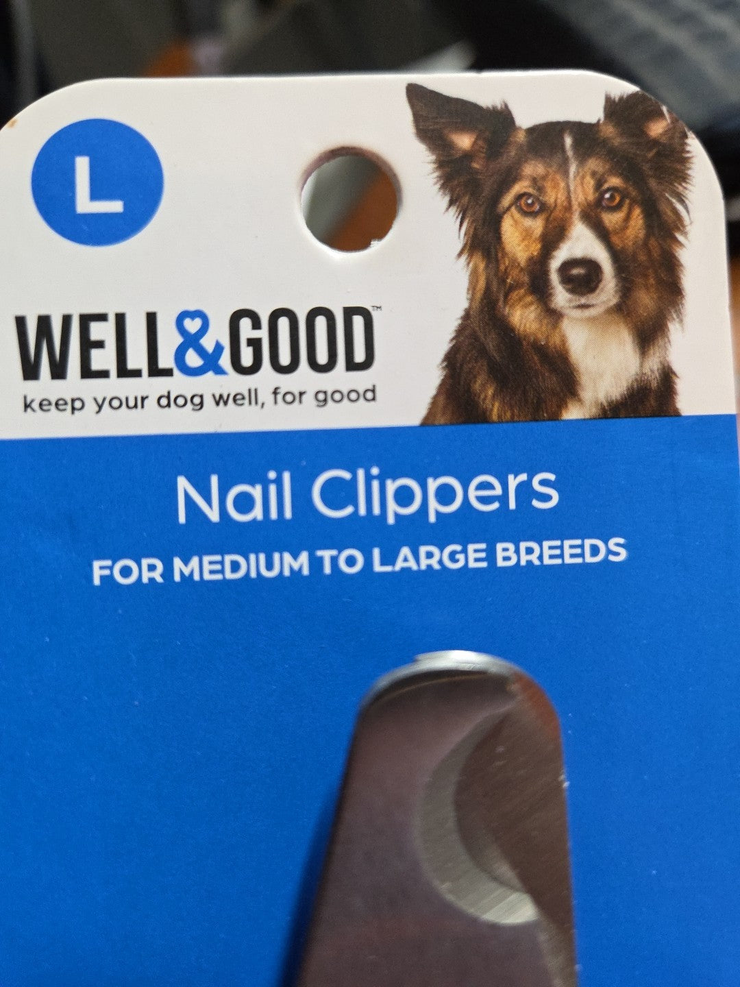 Well & Good Stainless Steel Nail Clipper with Nail Guard Large Dogs over 50 lbs