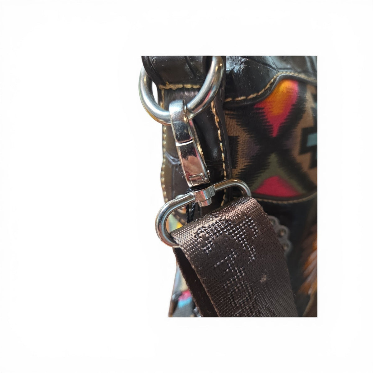 Montana West Aztec Indian Head Shoulder Bag