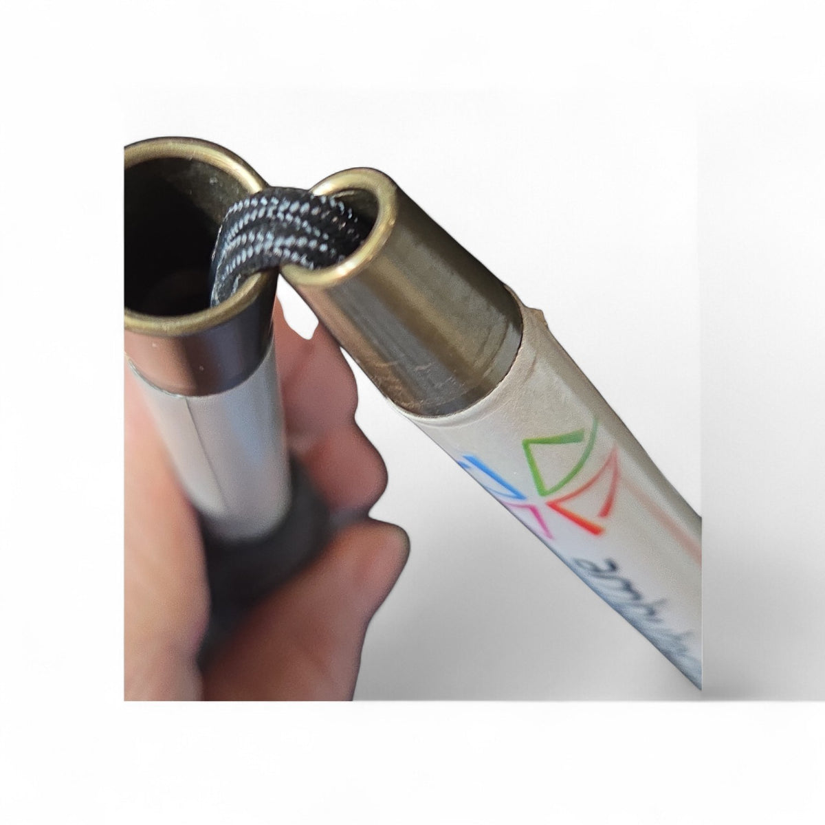 Ambutech Mobility Walking Cane: Folding Graphite Cane Round Tip 5 Section 49"