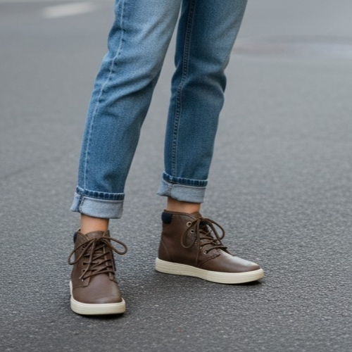 Boys | Nautica | Breakwater Brown Lace-Up Casual Boots