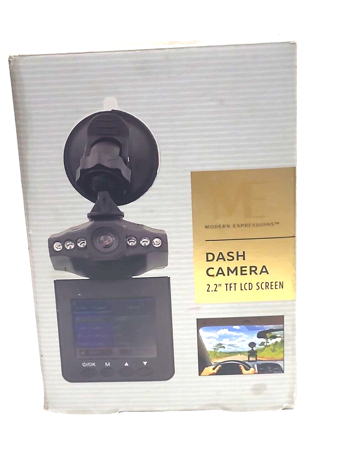 Modern Expressions Dash Camera 2.2 TFT LCD Screen 64Gb SD card included.