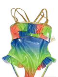 Real love infant girl 18 months one piece swim suit  tropical splash colors