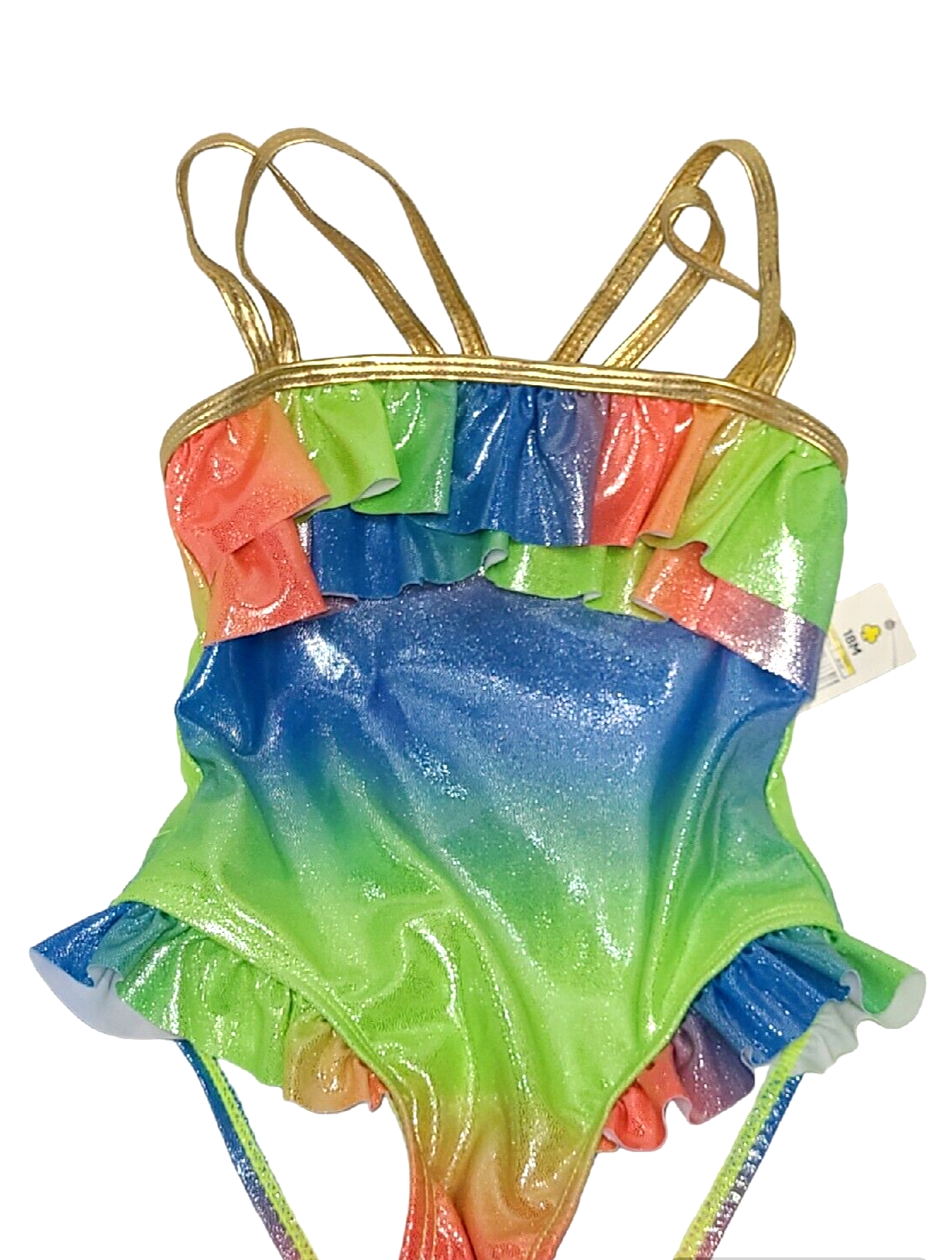 Real love infant girl 18 months one piece swim suit  tropical splash colors