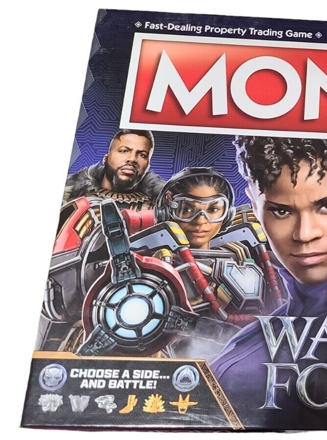 Monopoly: Marvel Studios' Black Panther: Wakanda Forever Edition Board Game- NEW