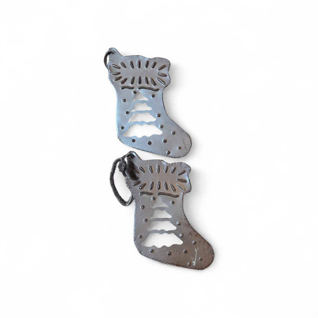 RUSTIC METAL FARMHOUSE CHRISTMAS TREE ORNAMENTS