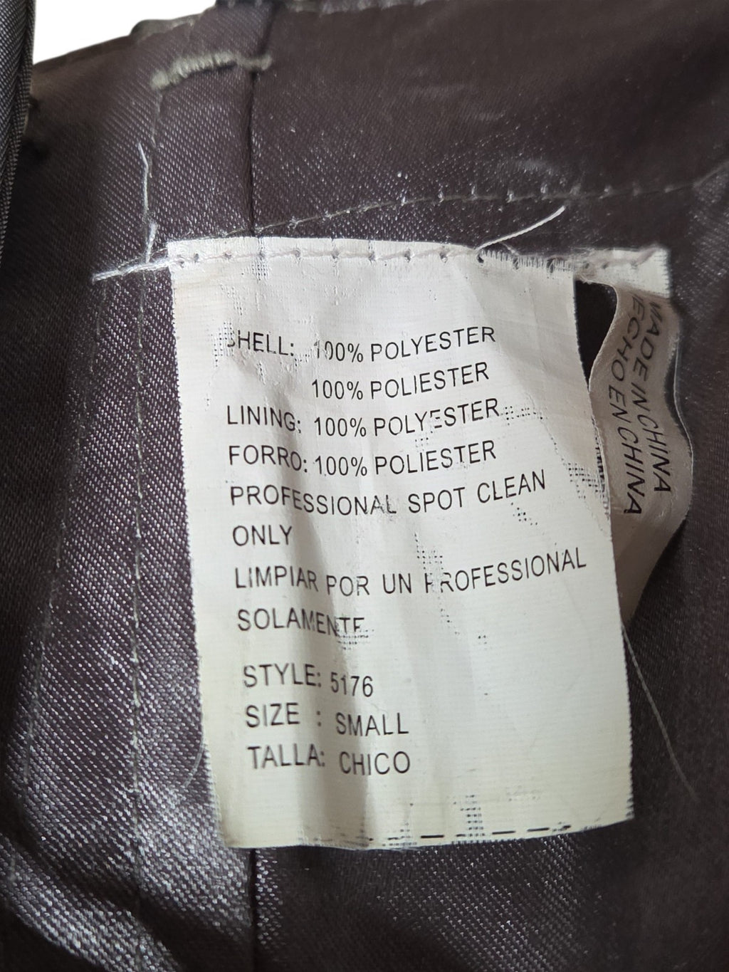 Embellishend Satin Animal Print Short/long Dress Size Small