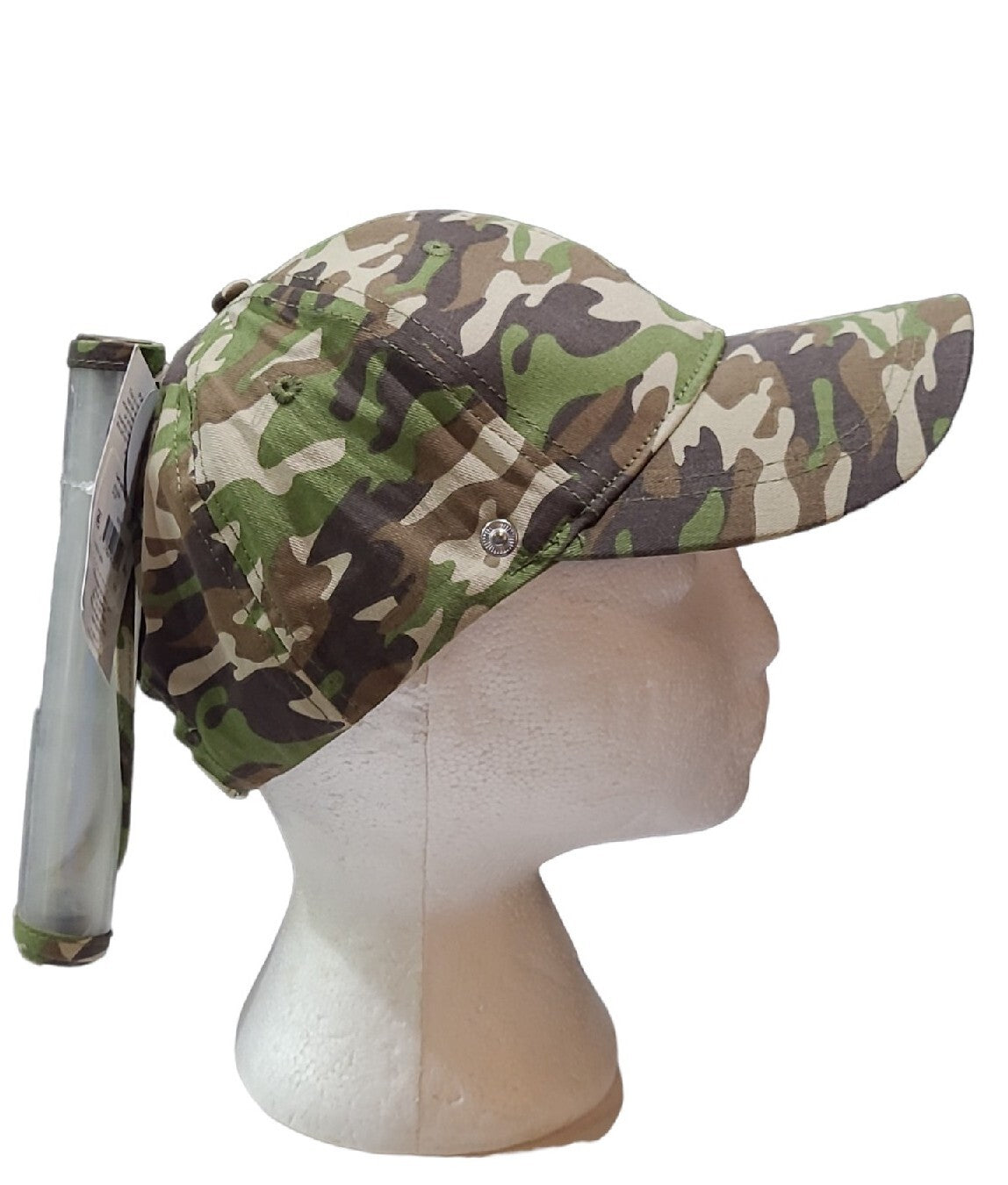 Camo Baseball Cap with Shield (LOC EC-11)
