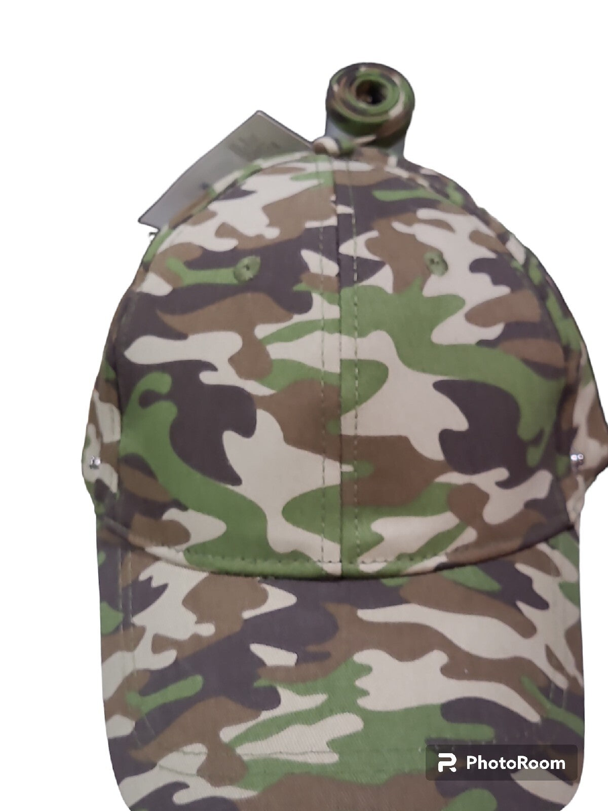 Camo Baseball Cap with Shield (LOC EC-11)