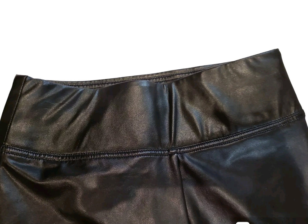 1. State Ladies Black Pleather Pants size Small