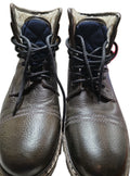 Crown Vintage Boots Men's 10.5 Fielding Quilted Cap Toe Brown Navy Casual Preppy