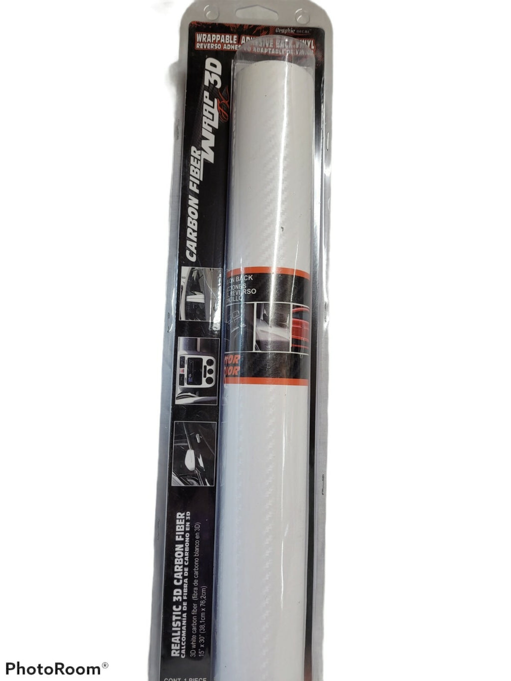 Graphic Detail White vinyl by Illusions Inc for Automotive