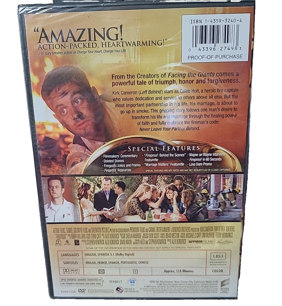 Fireproof - DVD - VERY GOOD