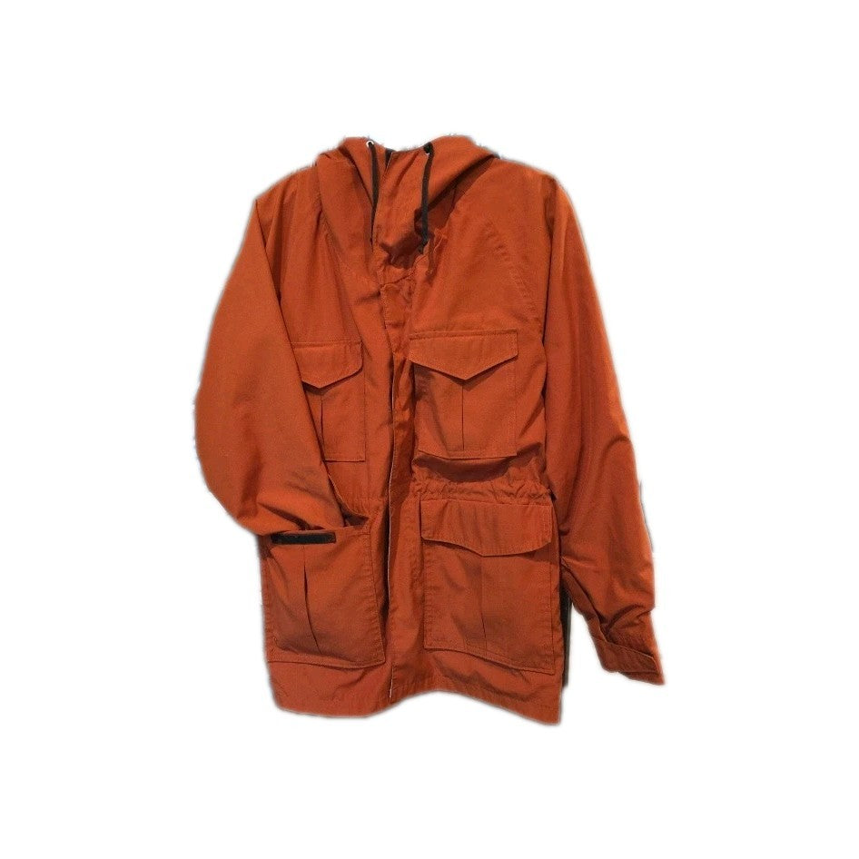 Men's Burnt Orange Anorak Jacket. Size Medium