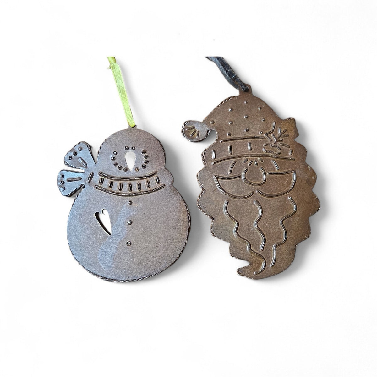 RUSTIC METAL FARMHOUSE CHRISTMAS TREE ORNAMENTS