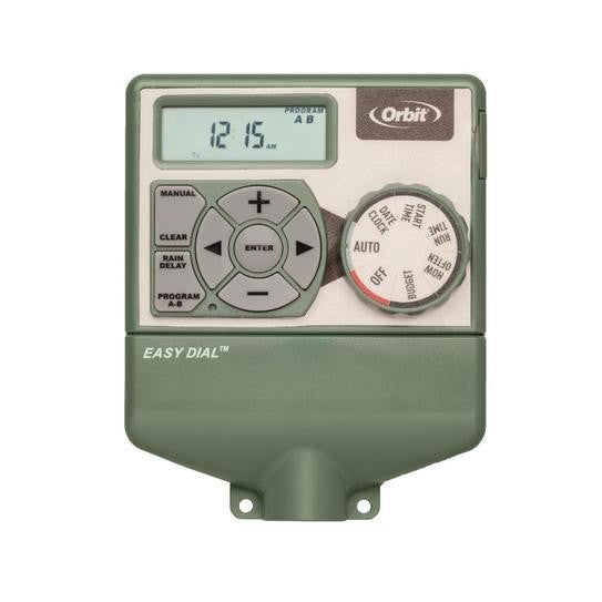 NEW ORBIT EASY DIAL 4 ZONE STATION IRRIGATION SPRINKLER CONTROLLER