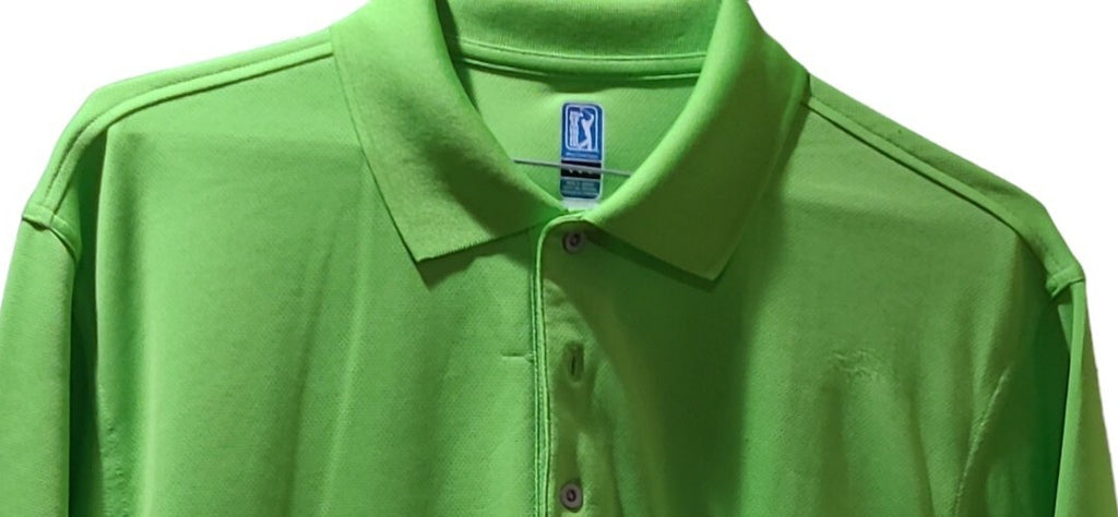 PGA AIRFLUX MENS GOLF POLO SHIRT SZ L