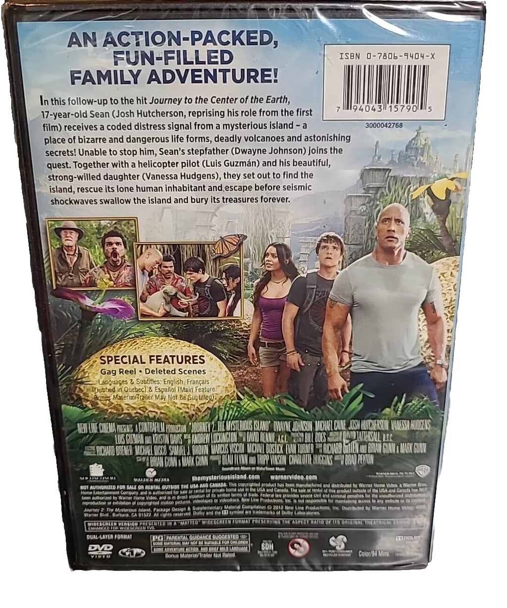 Journey 2: The Mysterious Island DVD