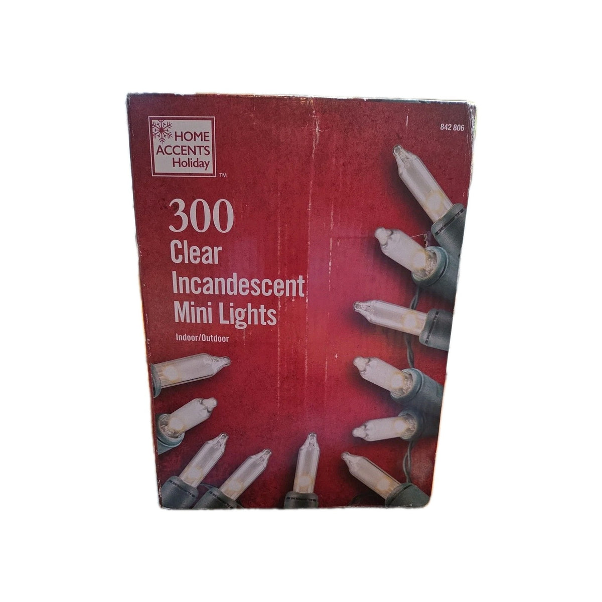 Home Accents Holiday 300L Clear Incandescent Mini Lights Christmas